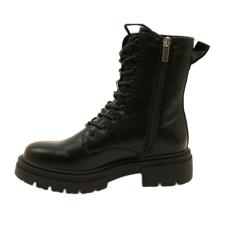 Women's boots black workers Evento 21BT35-4235 boots 4