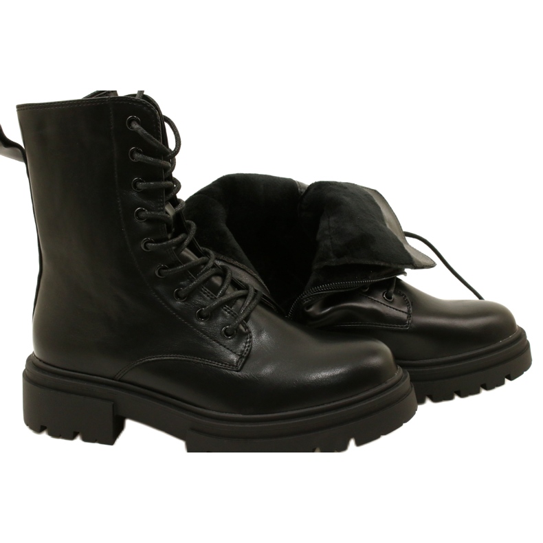 Women's boots black workers Evento 21BT35-4235 boots 7