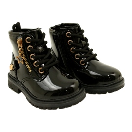 Miss Girls' patent leather boots, star 23DZ23-6593, black 4 Miss Girls' patent leather boots, star 23DZ23-6593, black 4