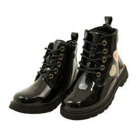 Lacquered Boots Miss 23DZ23-6599 black 2 Lacquered Boots Miss 23DZ23-6599 black 2