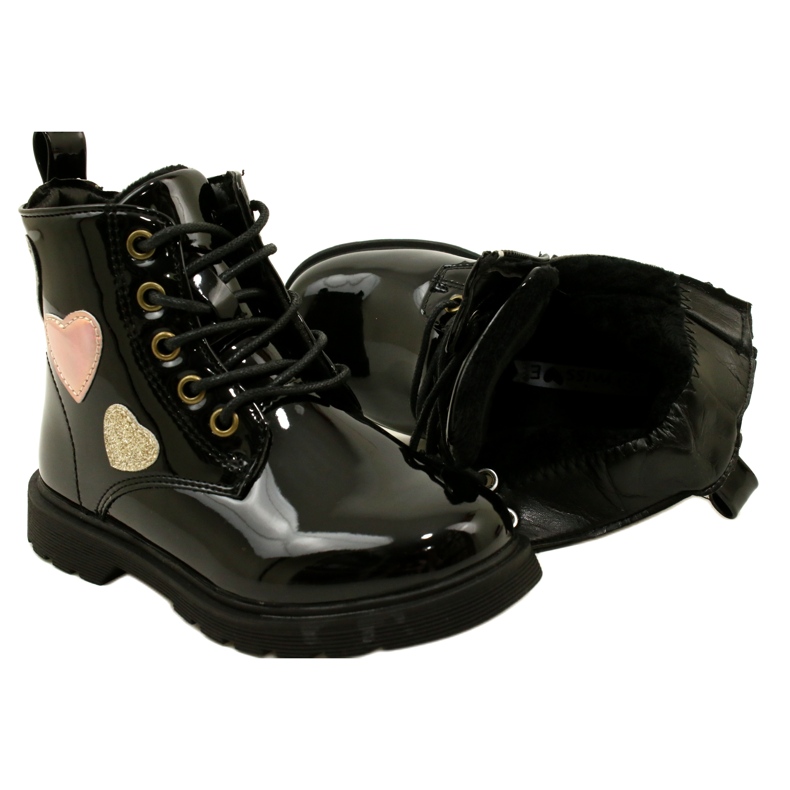 Lacquered Boots Miss 23DZ23-6599 black 4 Lacquered Boots Miss 23DZ23-6599 black 4
