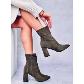 Suede heeled boots from Natalie Green 1