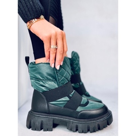 Women's Uffie Green snow boots 1