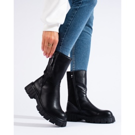 Women's boots with a high shank Shelovet black 1