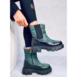 Insulated snow boots Milan Green 2