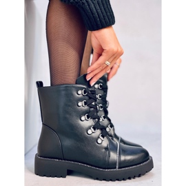 Balboa Black military boots 1