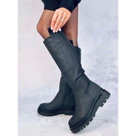 Gibbs Black women's riding boots 2