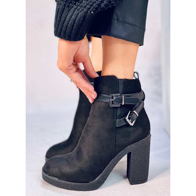 Kendall Black high heel boots 1 Kendall Black high heel boots 1