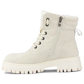 Beige insulated women's hiking boots 2 Beige insulated women's hiking boots 2