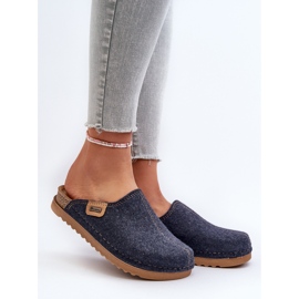 Women's Home Shoes Inblu DJ000010 Slippers Navy Blue 1