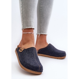Women's Home Shoes Inblu DJ000010 Slippers Navy Blue 2