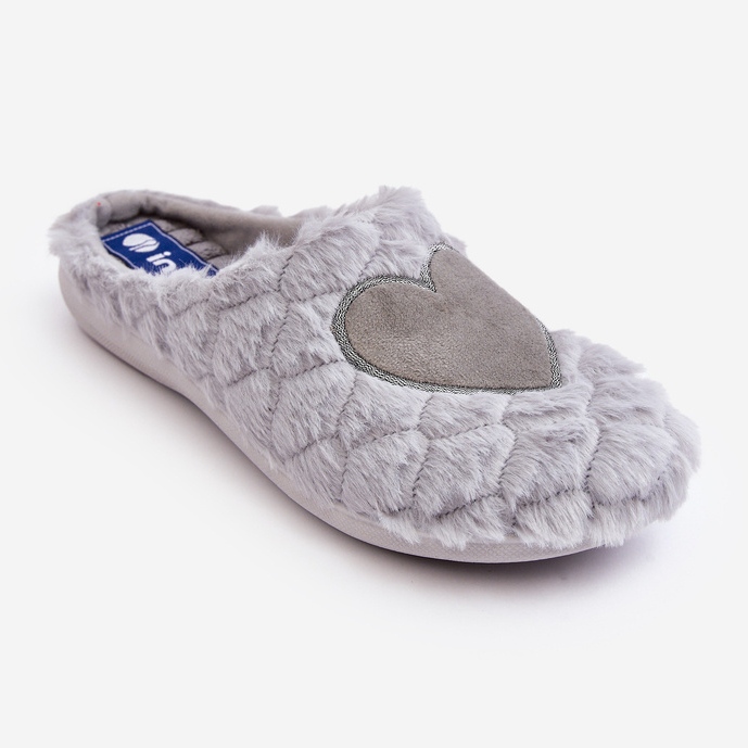 Women's Fur Home Shoes Slippers Inblu EC000099 Gray grey 1 Women's Fur Home Shoes Slippers Inblu EC000099 Gray grey 1