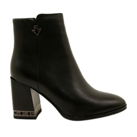 Women's black insulated boots with Filippo DBT4842/23 BK 4