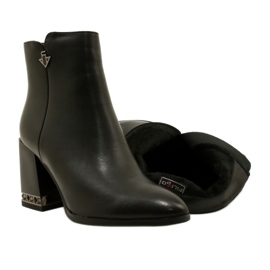 Women's black insulated boots with Filippo DBT4842/23 BK 9
