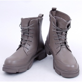 Lace-up boots Coley Olive green 2