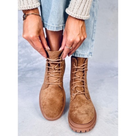 Lace-up boots Vecna ​​Khaki brown 1