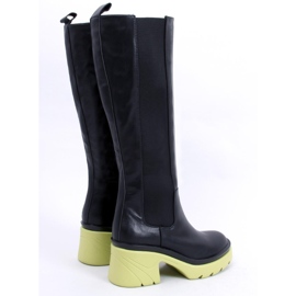 Boots with colored soles from Woods BLACK/BLUE 1