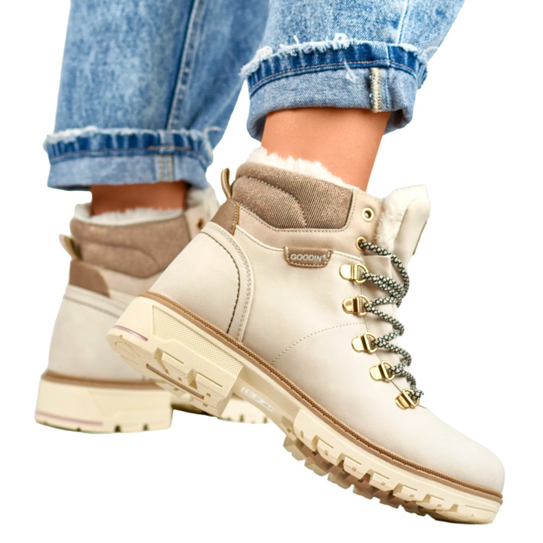 Women's beige insulated boots 2 Women's beige insulated boots 2