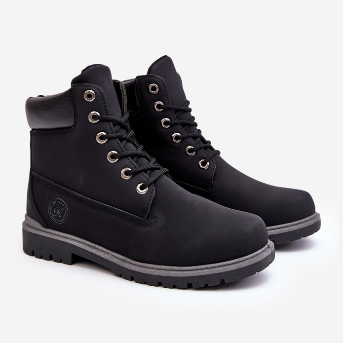 Men's Lace-up Ankle Boots Black Memeni 1 Men's Lace-up Ankle Boots Black Memeni 1