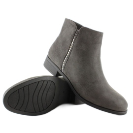 Chelsea boots suede with JK25 Gray stones grey 1