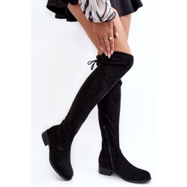 Women's Suede Over-the-Knee Boots Black Enelyn 2 Women's Suede Over-the-Knee Boots Black Enelyn 2