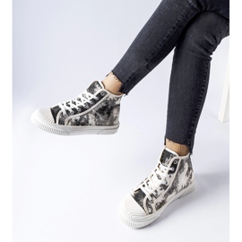 Inna Turistico black distressed sneakers 1 Inna Turistico black distressed sneakers 1