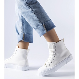 Inna White Citta high-top sneakers 1