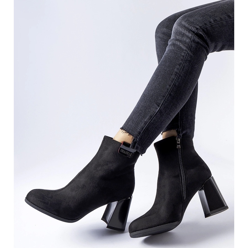 Black elegant ankle boots from Serbadone 1 Black elegant ankle boots from Serbadone 1