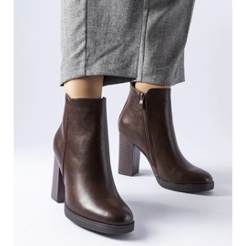 Brown insulated ankle boots from Sambruson 1