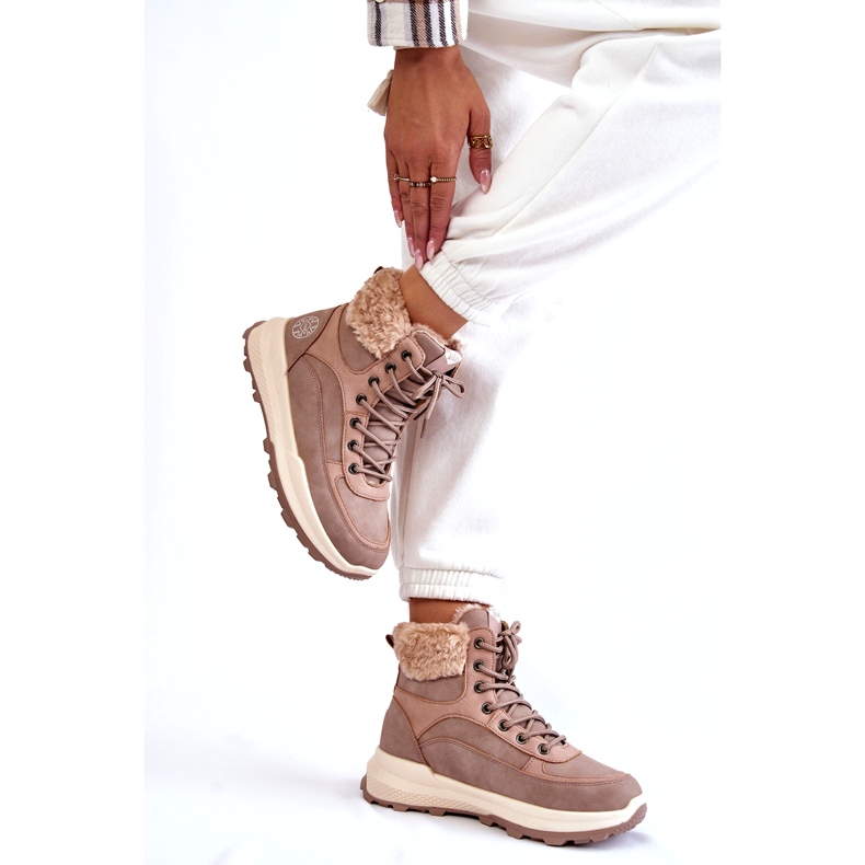 Women's insulated boots Lee Cooper LCJ-22-44-1363 pink 1