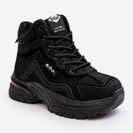 Women's Trapper Boots Warm Lace-up Lee Cooper LCJ-23-44-1976L Black 2
