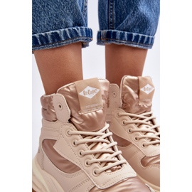 Women's Ankle Boots On A Thick Sole Lee Cooper LCJ-23-44-1972L Beige 1