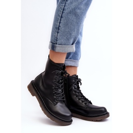 Women's Trapper Boots With Zipper Black Mibrasa 2
