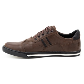 Polbut Men's casual sports shoes 1801 Ns dark brown 1