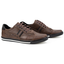 Polbut Men's casual sports shoes 1801 Ns dark brown 2