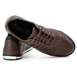 Polbut Men's casual sports shoes 1801 Ns dark brown 3