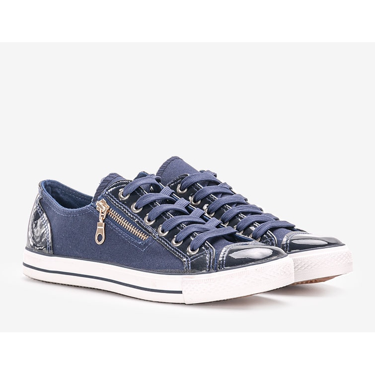 Pirkko men's navy blue sneakers 1