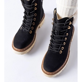 Black insulated women's Bassano winter boots 1
