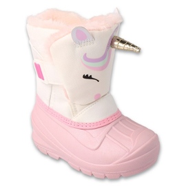 Befado children's footwear snow boots 160X013 pink 1