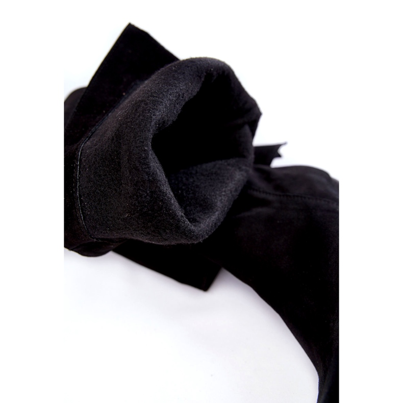 Lewski Shoes Women's Suede Thigh High Boots Lewski 2833 Black 3 Lewski Shoes Women's Suede Thigh High Boots Lewski 2833 Black 3