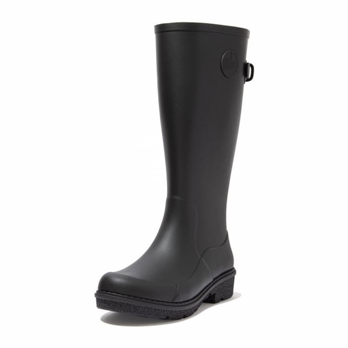 FitFlop Wonderwelly Tall W shoes AH7-090 black 1 FitFlop Wonderwelly Tall W shoes AH7-090 black 1