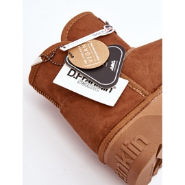 Vegan Waterproof Platform Snow Boots D.Franklin DFSH371004 Brown 2