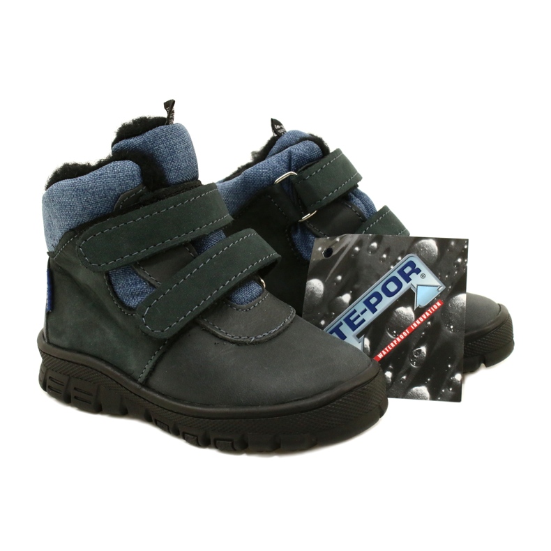 Boots with a Velcro membrane TE-POR Mazurek 1360 navy blue 6 Boots with a Velcro membrane TE-POR Mazurek 1360 navy blue 6