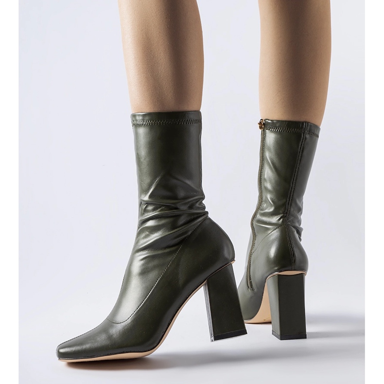 Green ankle boots from Upland 1