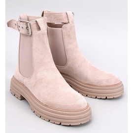 Carls Beige women's Chelsea boots 1