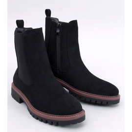 Fuqua Black suede Chelsea boots 1