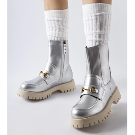 Silver insulated Overlook ankle boots 1 Silver insulated Overlook ankle boots 1