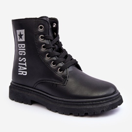 Children's Leather Warm Boots Big Star MM374152 Black 1