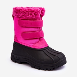 Children's Velcro Snow Boots Big Star Fuchsia MM374112 pink 1