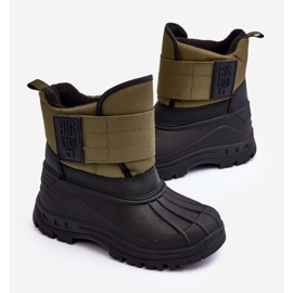 Children's Velcro Insulated Snow Boots Khaki Big Star MM374123 green 2 Children's Velcro Insulated Snow Boots Khaki Big Star MM374123 green 2